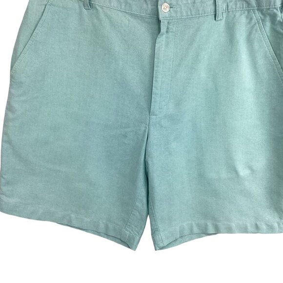 JOS. A. Bank Stays Cool Men's‎ Shorts 36 Light Green 100% Cotton - Picture 4 of 7